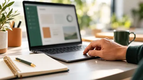 Consultation d'un compte client d'abonnement sur un ordinateur